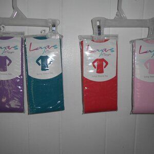 Capezio Layers Long Sleeve Tops  Set of 4  Adult  New in Package